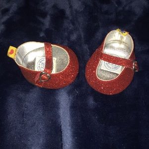 Build a Bear Ruby Red Slippers Shoes